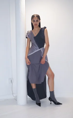 ワンピース ASYMMETRICAL SHIRT DRESS THE ASYMMETRICAL SHIRT DRESS — Helena Eisenhart
